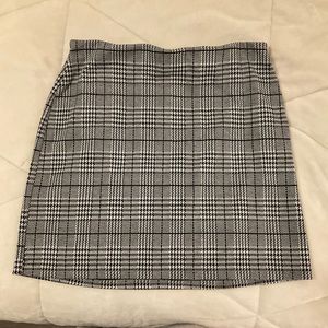 H&M plaid pencil skirt